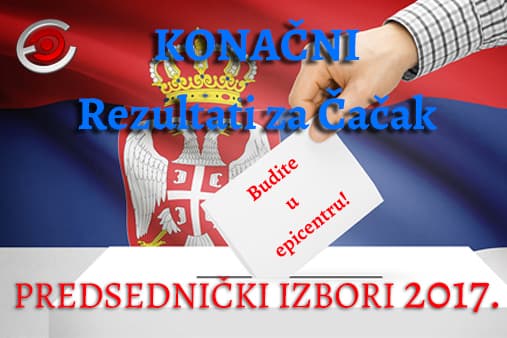 Ovo su konačni rezultati predsedničkih izbora za Čačak (FOTO)