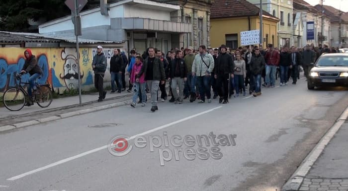 Protestna šetnja u Čačku! (VIDEO)