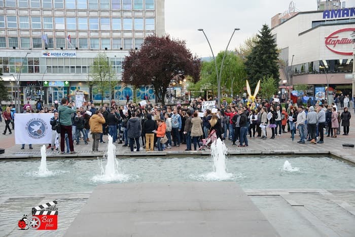 Novi protestu u Čačku