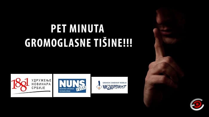 PET MINUTA GROMOGLASNE TIŠINE!