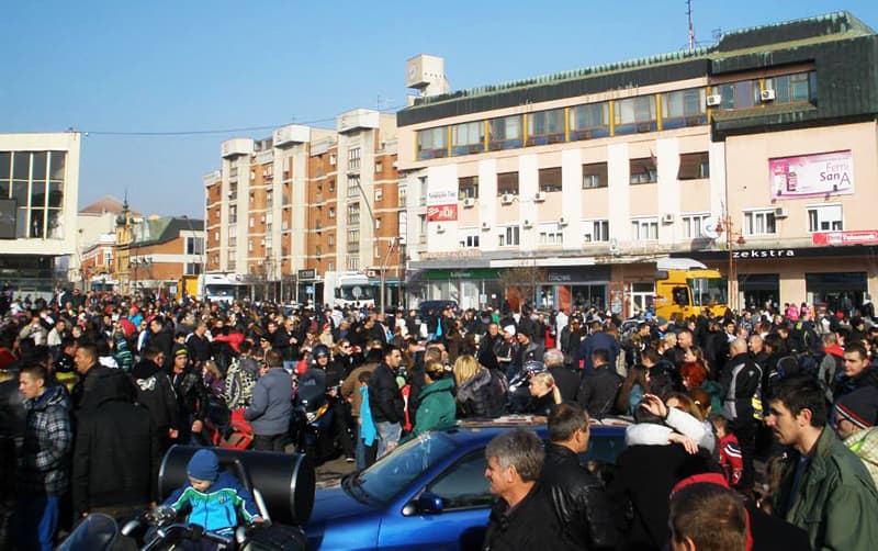 Tradicionalna božićna vožnja svih moto - klubova iz Čačka
