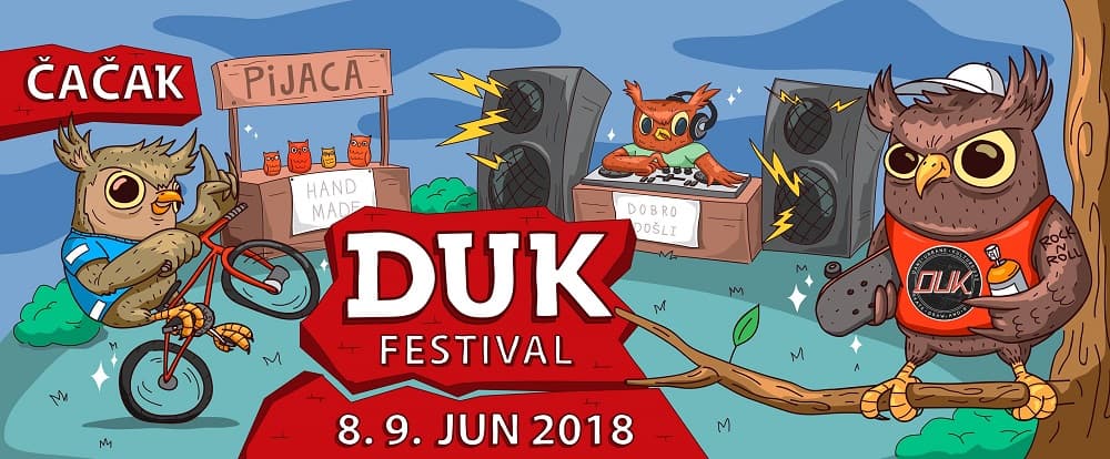 OBAVEŠTENJE za takmičare i posetioce koji dolaze u Čačak na DUK festival BESPLATNIM prevozom!