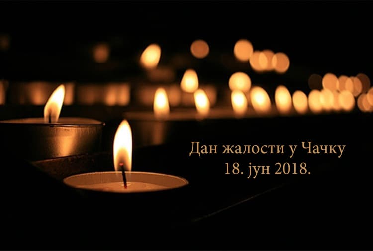 Dan žalosti u ponedeljak u Čačku zbog pogibije četvoro mladih sugrađana