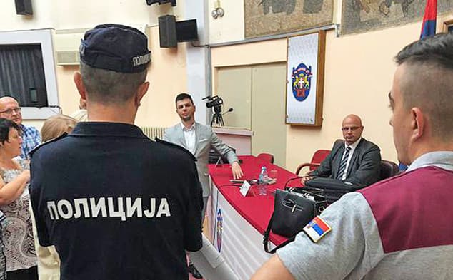 Policija ponovo u Skupštini grada Čačka