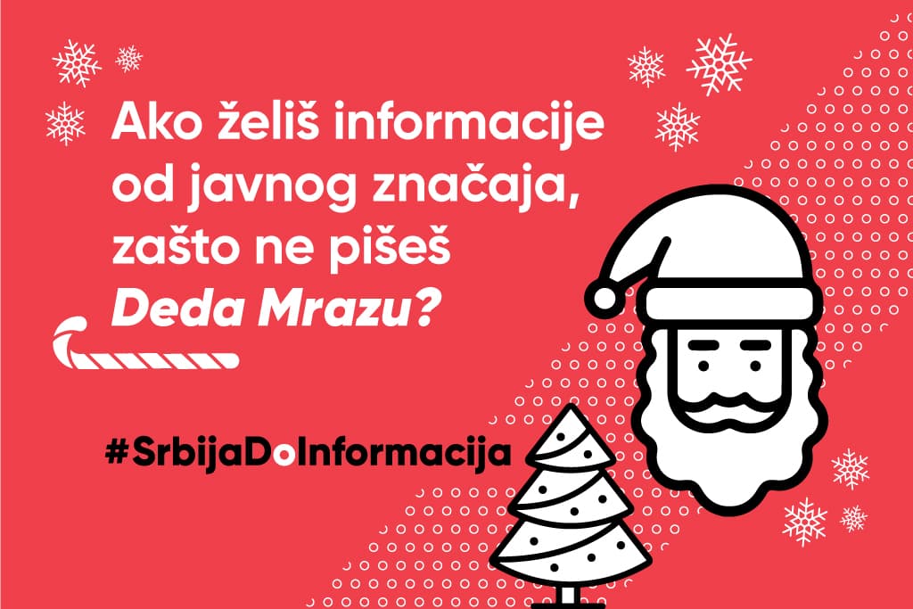 Kampanja "Srbija do informacija" i u Čačku: Pišite Deda Mrazu!