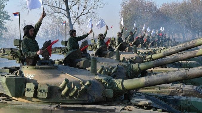 Velika vojna vežba "Vek pobednika 1918-2018" na deset lokacija