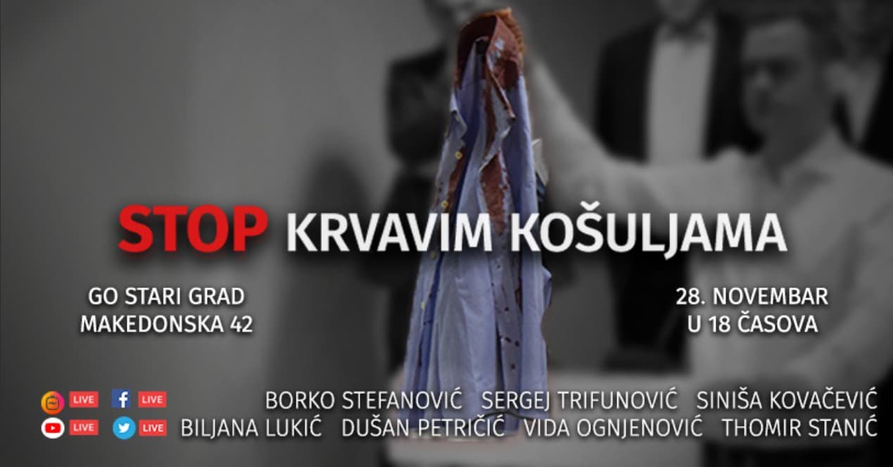 Boško Obradović: Protestno okupljanje povodom pokušaja ubistva Borka Stefanovića (VIDEO)
