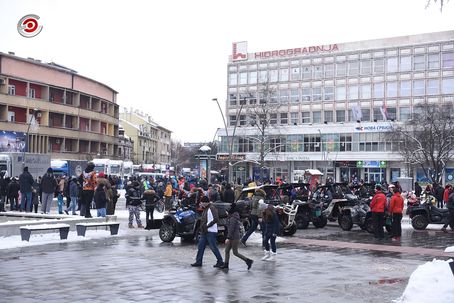 Tradicionalna božićna vožnja u Čačku (FOTO)