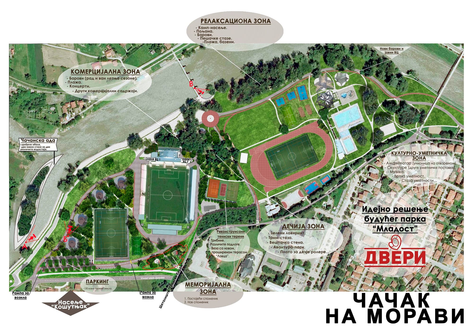 Dveri predstavile urbanistički projekat za "Čačak na Moravi" (FOTO)