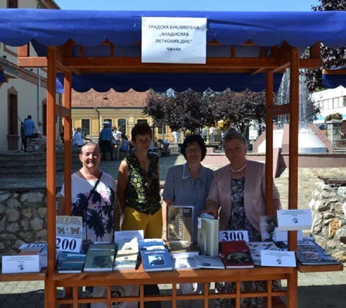 Čačanska Biblioteka na Sajmu knjiga u Guči