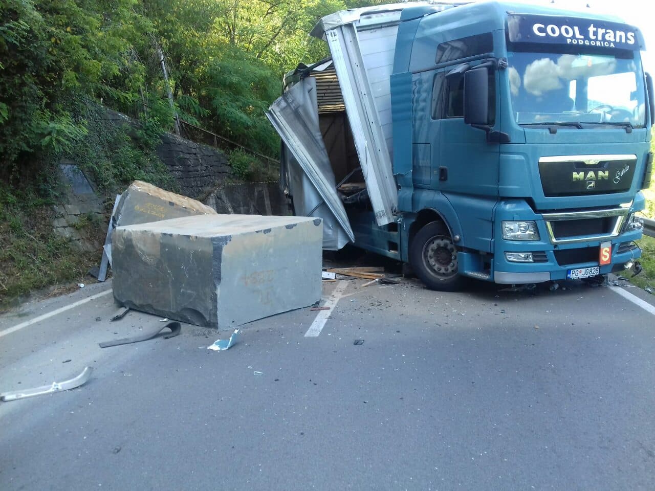 Nezgoda u Međuvršju, saobraćaj iz oba pravca u prekidu