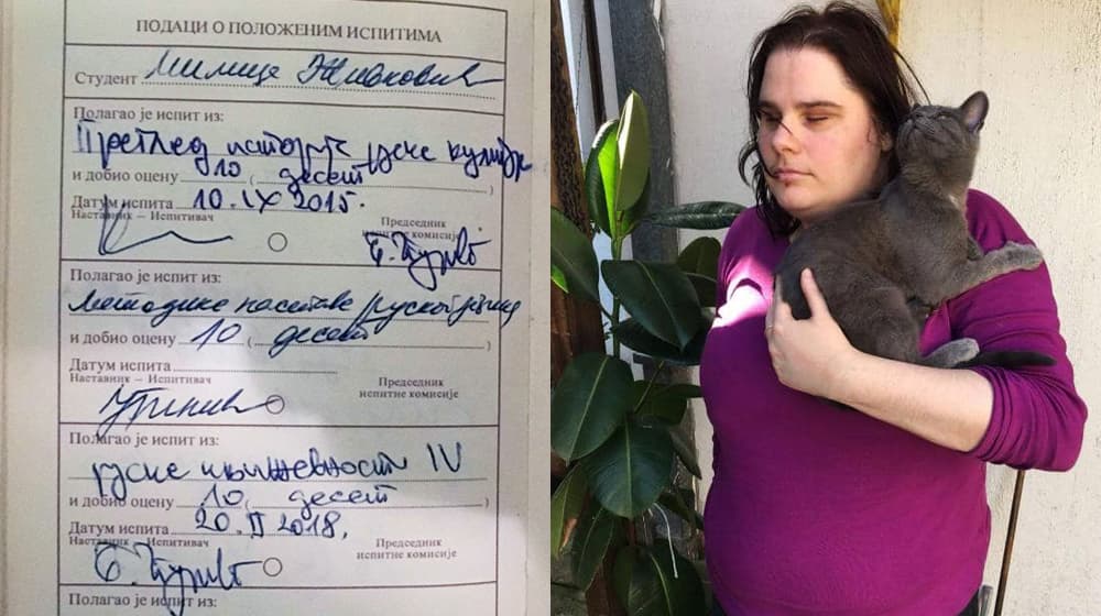 Upoznajte Milicu, sa prosekom 9.4 na fakultetu... I da, STARI je student! (FOTO)