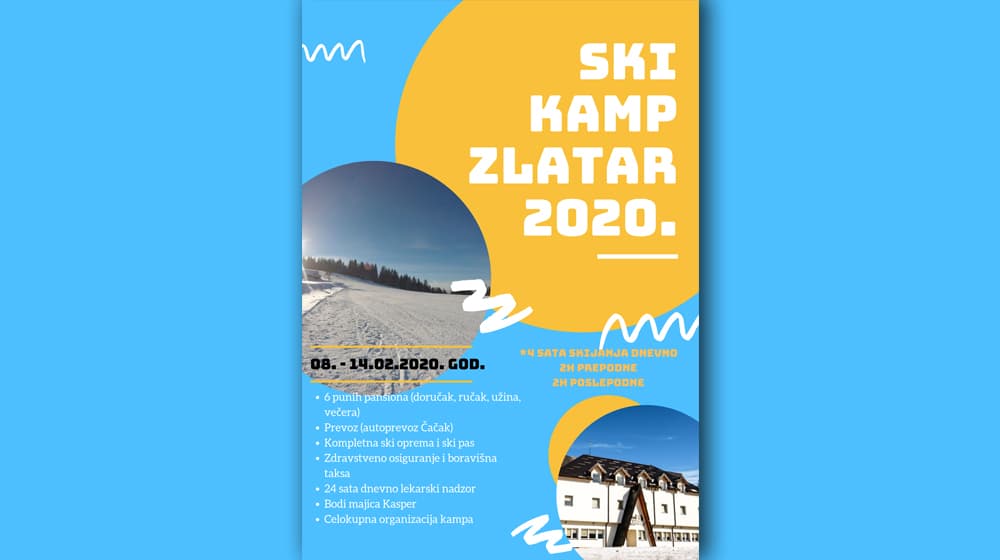 Prijavite se za Kasperov ski kamp na Zlataru 2020.