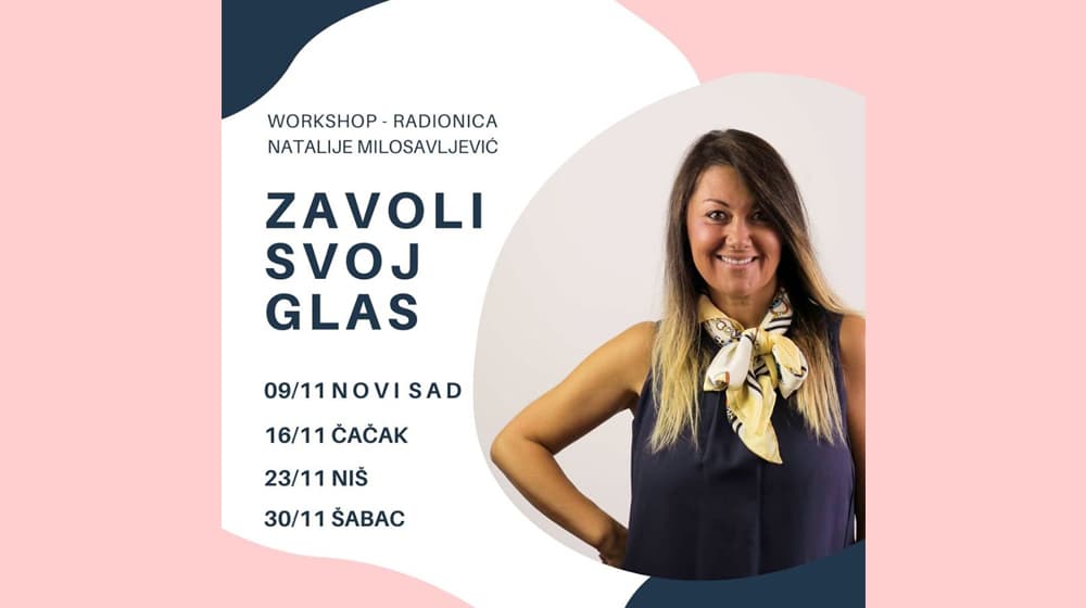 ZAVOLITE SVOJ GLAS uz poznatu radijsku voditeljku Nataliju Milosavljević