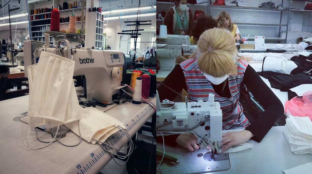 KOMPANIJA ZA PRIMER: P...S... fashion šije zaštitne maske, veliki broj poklonjen (FOTO)