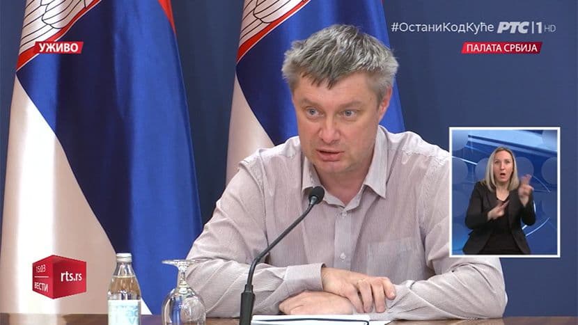 Dr Stevanović: Ovo je najgori dan do sada za Srbiju