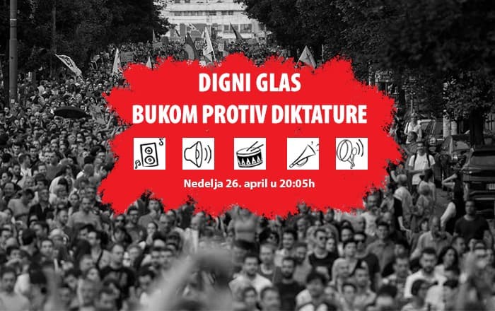 Bukom protiv diktature na planirani dan izbora