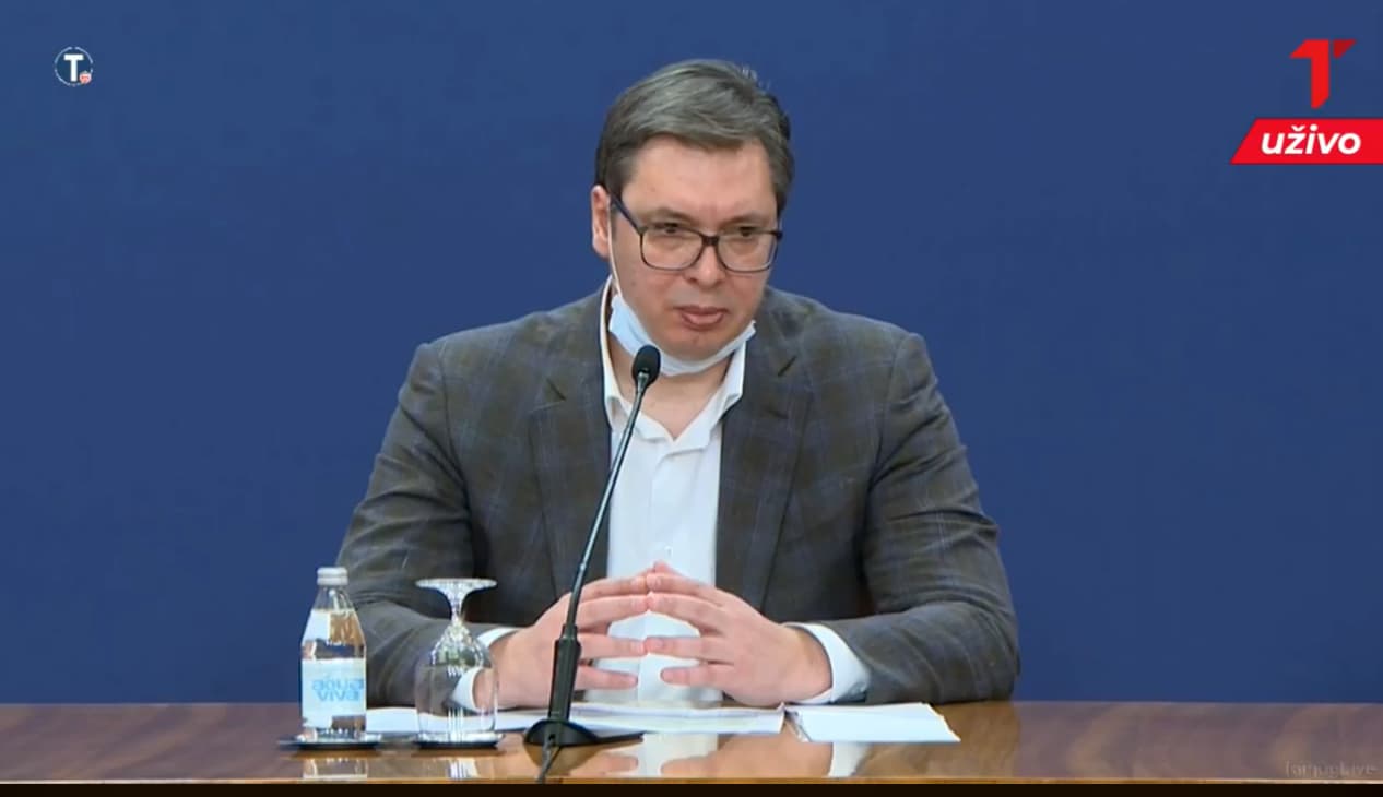 Vučić: Zabrana kretanja od sutra u 18 do subote u 5 sati