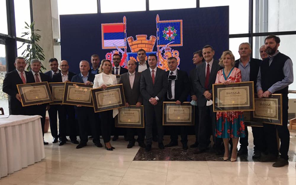 Uručena priznanja "Kapetan Miša Anastasijević", tri čačanske kompanije među nagrađenima