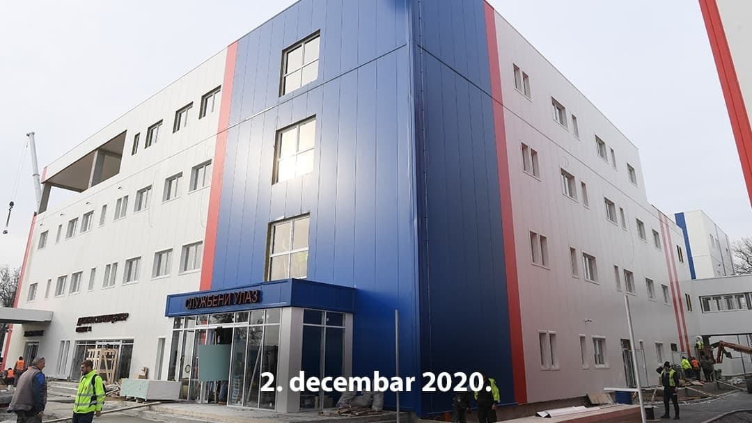 U kovid bolnicu u Batajnicu unosi se oprema, prvi pacijenti u petak