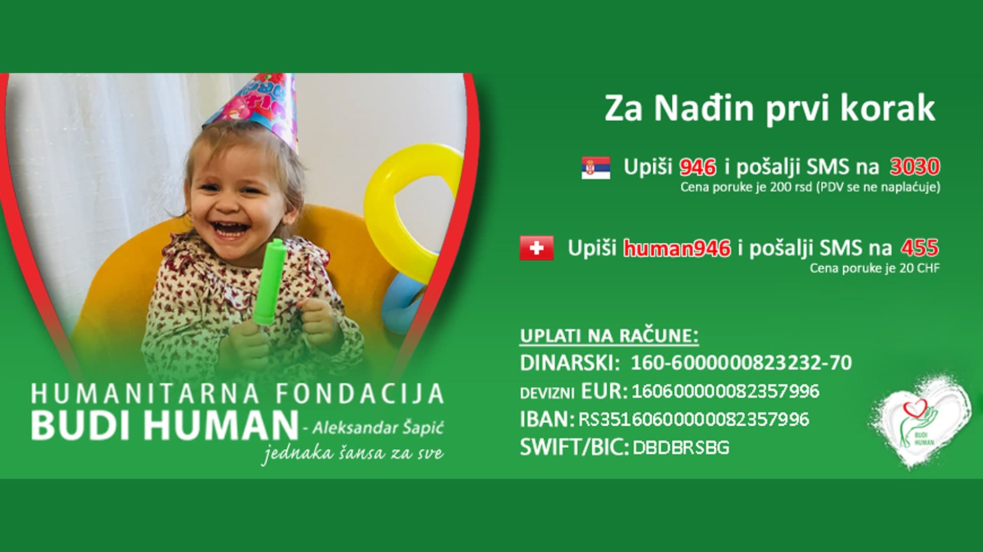 Za Nađin prvi korak!