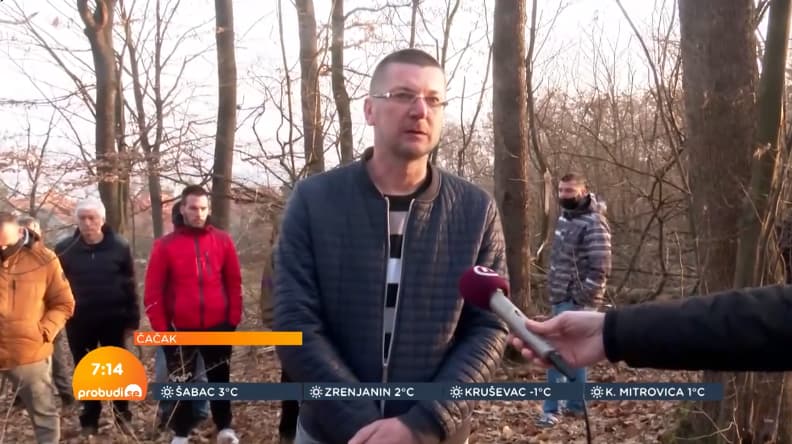 NovaS sa građanima koji su zaustavili seču drveća (VIDEO)