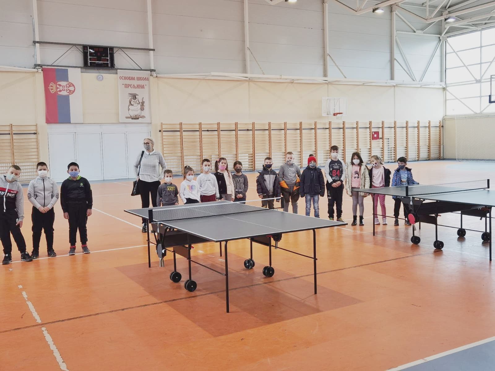 OŠ "Preljina" dobila stolove za stoni tenis