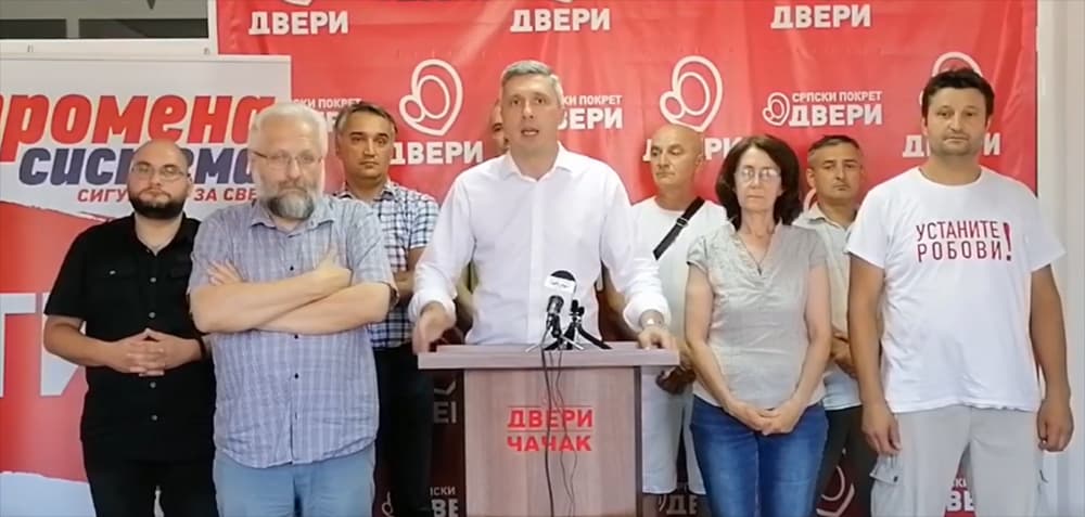 Boško Obradović: Preko 30 članova Dveri pod sudskim progonom