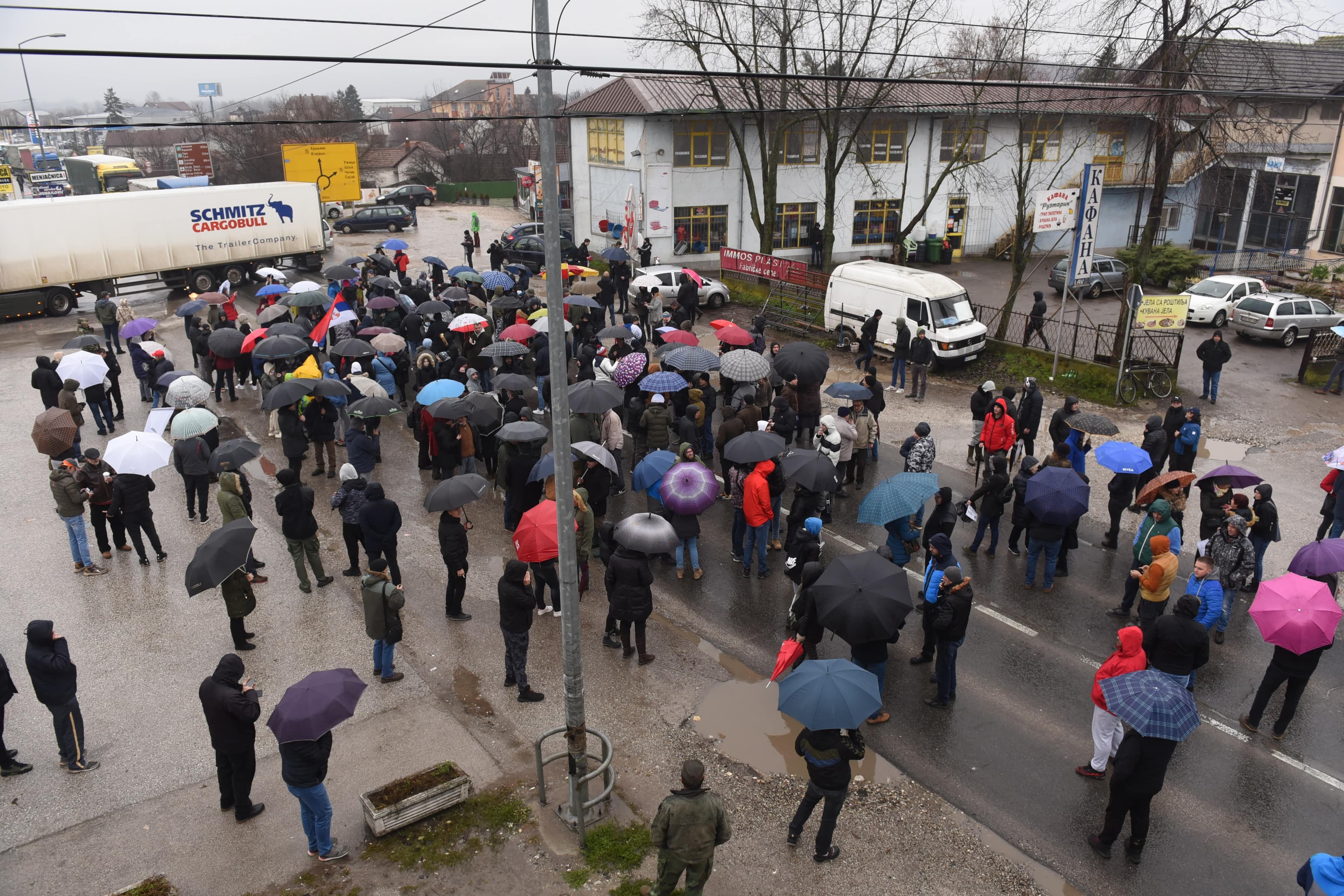 I ove subote održan protest i blokada Ibarske magistrale u Preljini (FOTO)