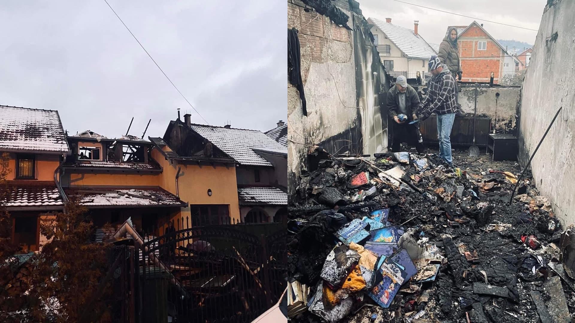APEL ZA POMOĆ: Obnovimo zajedno kuću porodice Dimitrijević koja je izgorela u požaru! (FOTO)