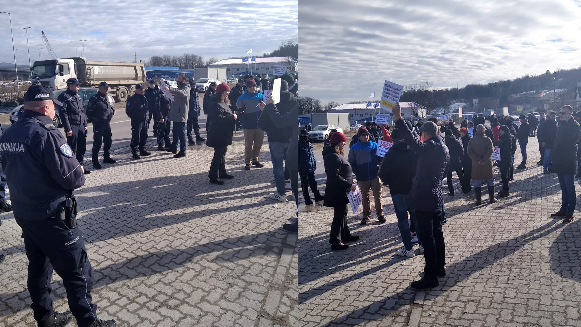 Policija sprečila meštane naselja na trasi auto-puta da priđu premijerki