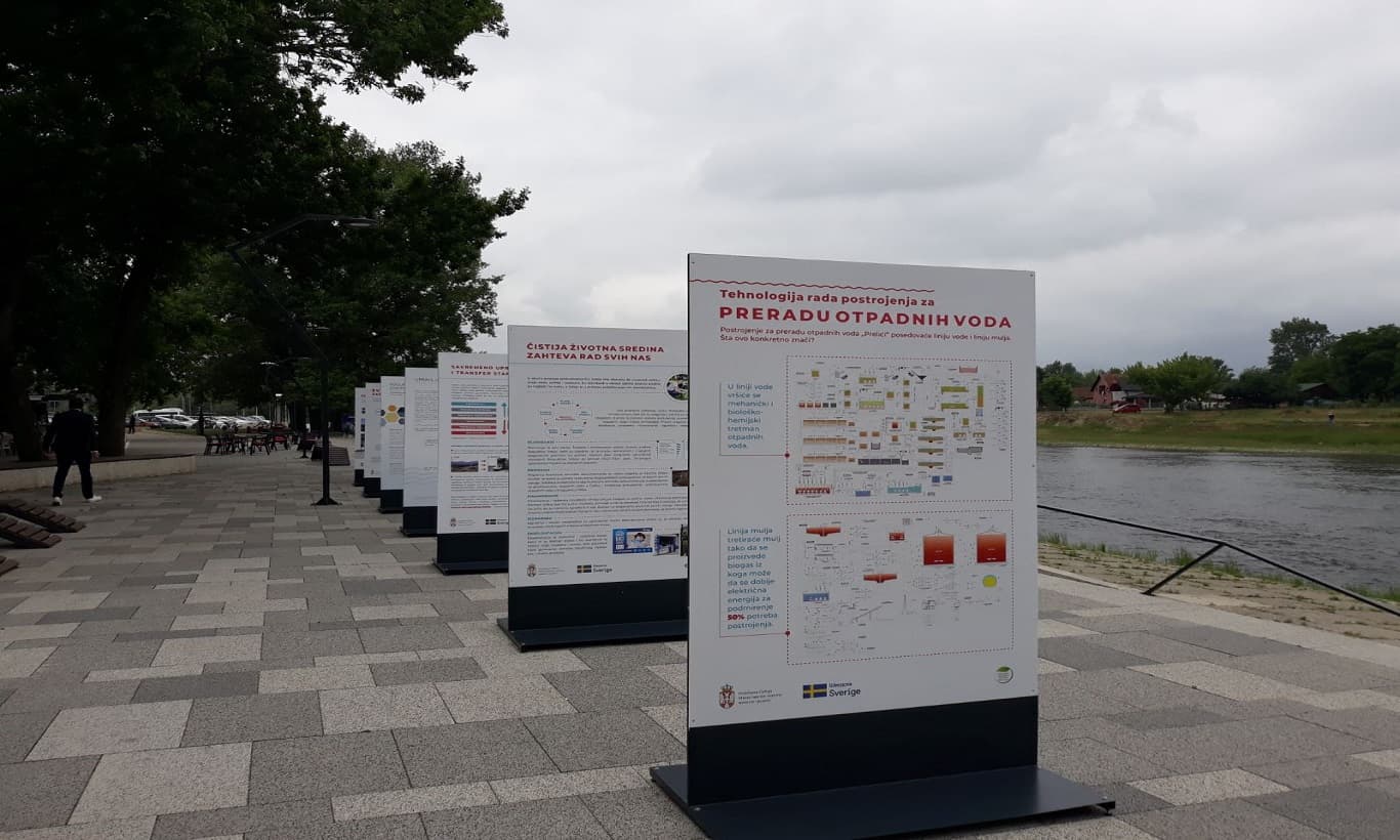 Otvorena izložba "ČAČAK-ODRŽIVA BUDUĆNOST GRADA" na Gradskoj plaži