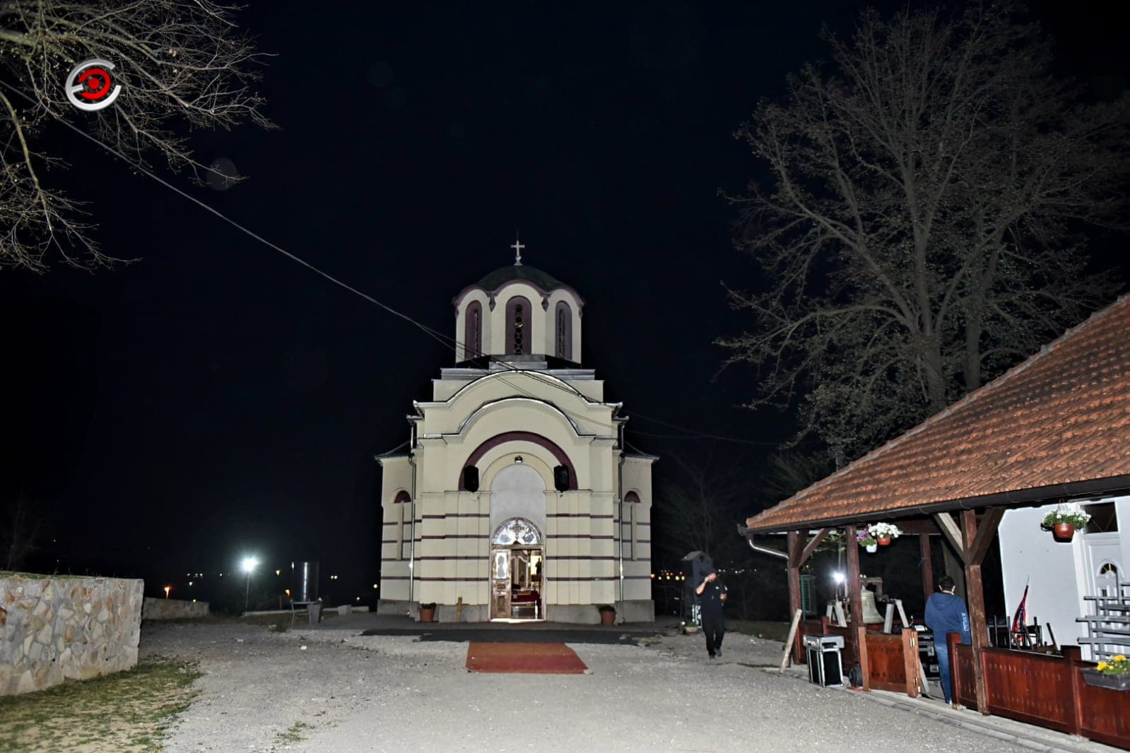 Oštećena crkva u Konjevićima
