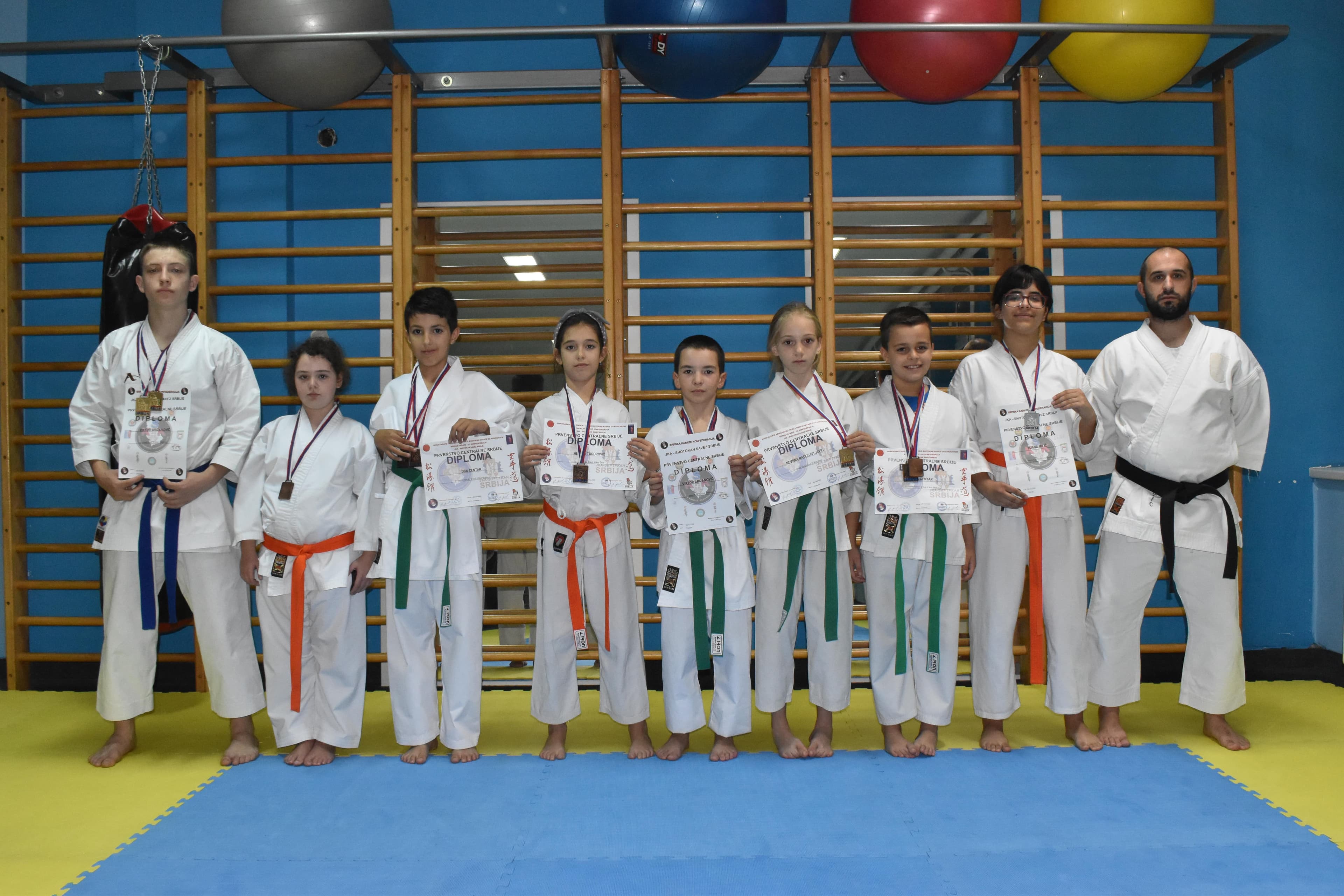 Karatisti Karate Centra DBA uspešni na Prvenstvu Srbije u Ćićevcu