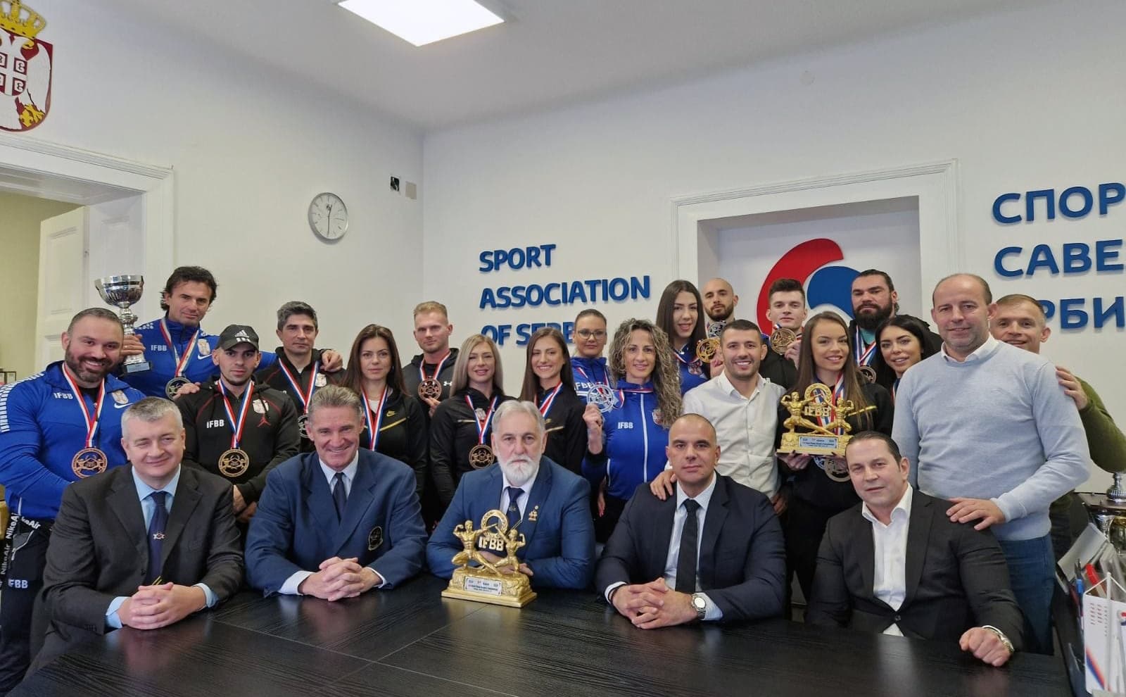 Sportski savez Srbije upriličio prijem za takmičare bodibildinga i fitnesa