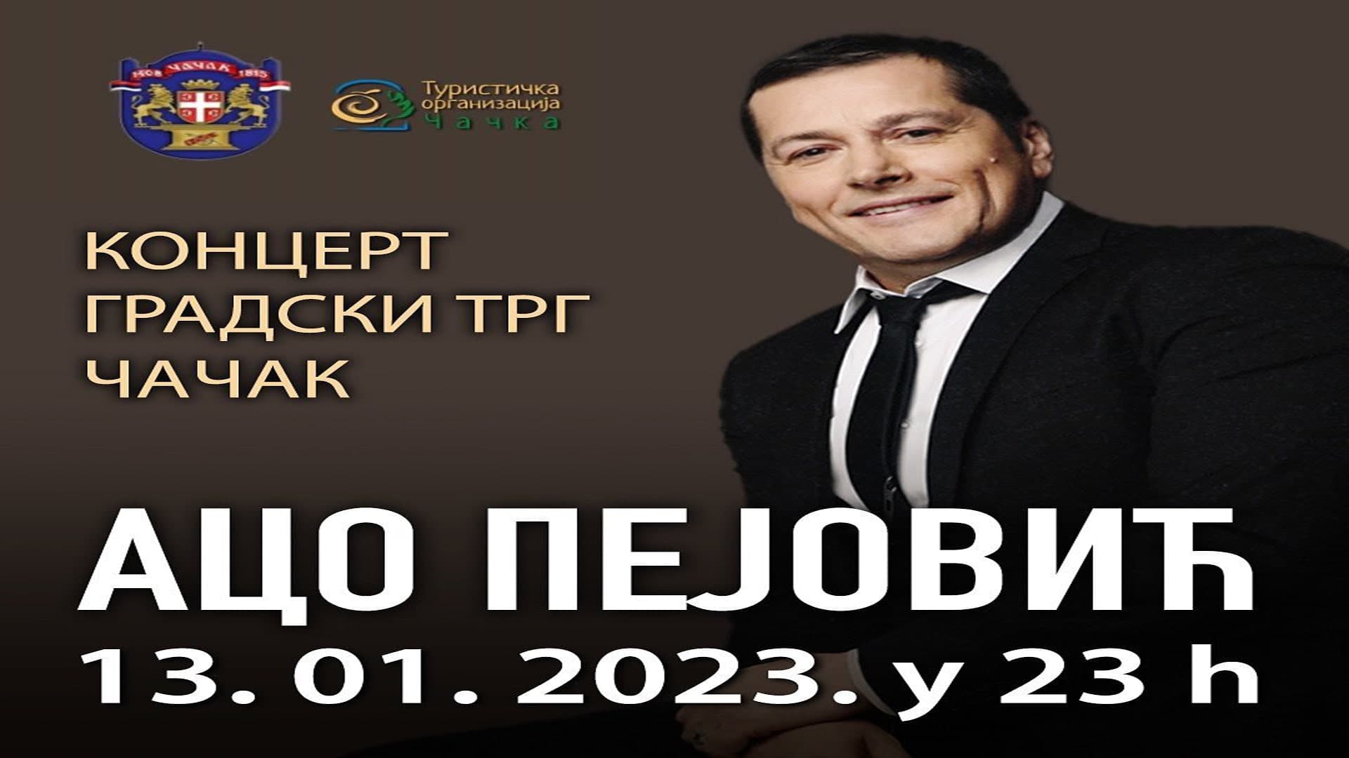 Koncert Aca Pejovića za doček srpske Nove godine
