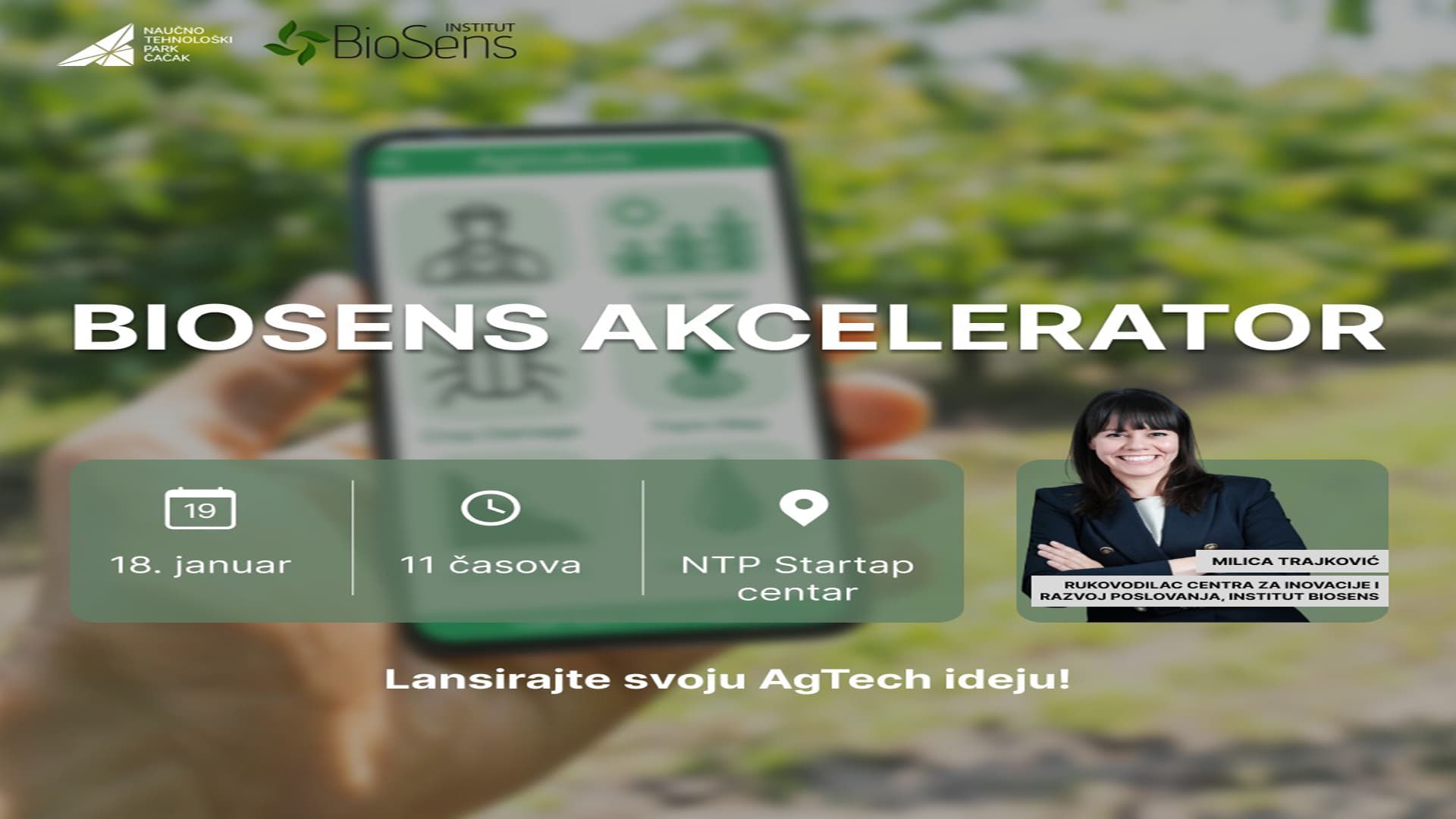 Promocija programa "BioSens akcelerator"