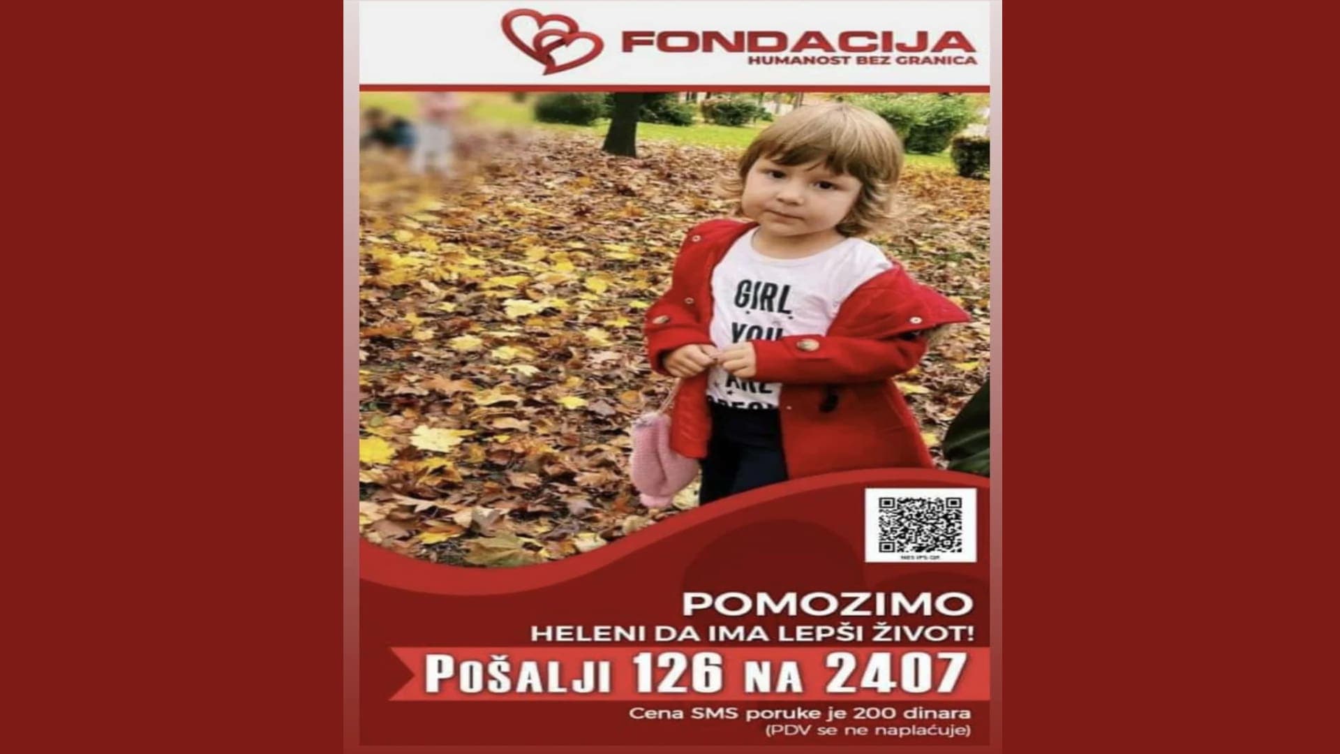 Pomozimo Heleni da ima lepši život