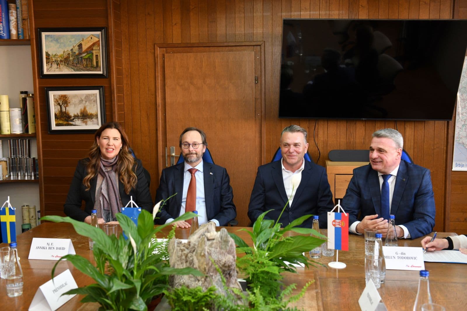 Ambasador EU u Srbiji Emanuele Žiofre i ambasadorka Švedske Anika Ben David posetili Čačak