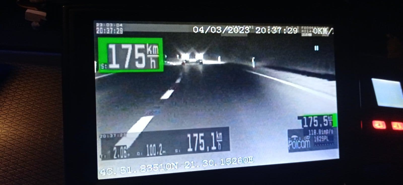 Počela međunarodna akcija otkrivanja prekoračenja brzine