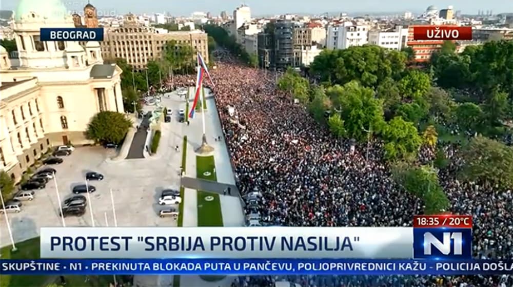 Počeo veliki protest "Srbija protiv nasilja"