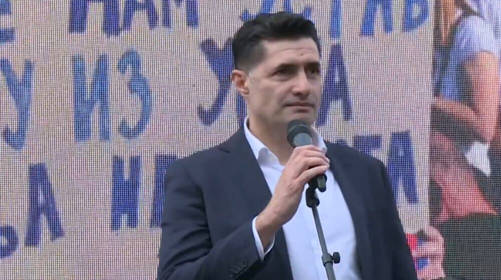 Mirko Poledica na protestu "Srbija protiv nasilja": Nisam spremio govor, došao sam da pričam iz srca