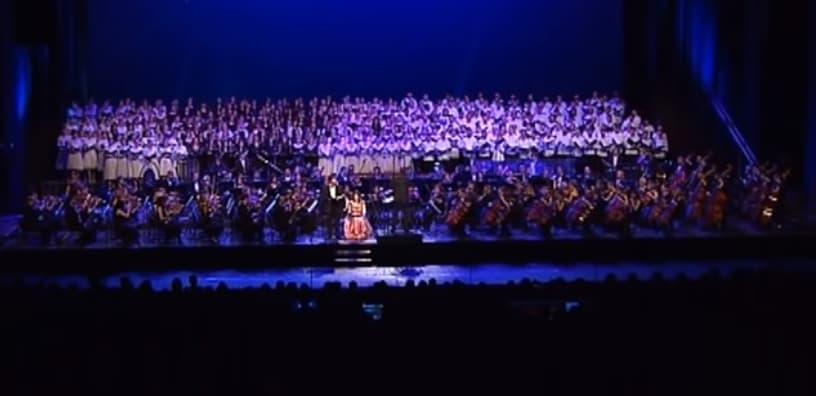 Koncertni spektakl â€œKarmina Buranaâ€œ, u izvođenju Simfonijskog orkestra i hora RTS-a
