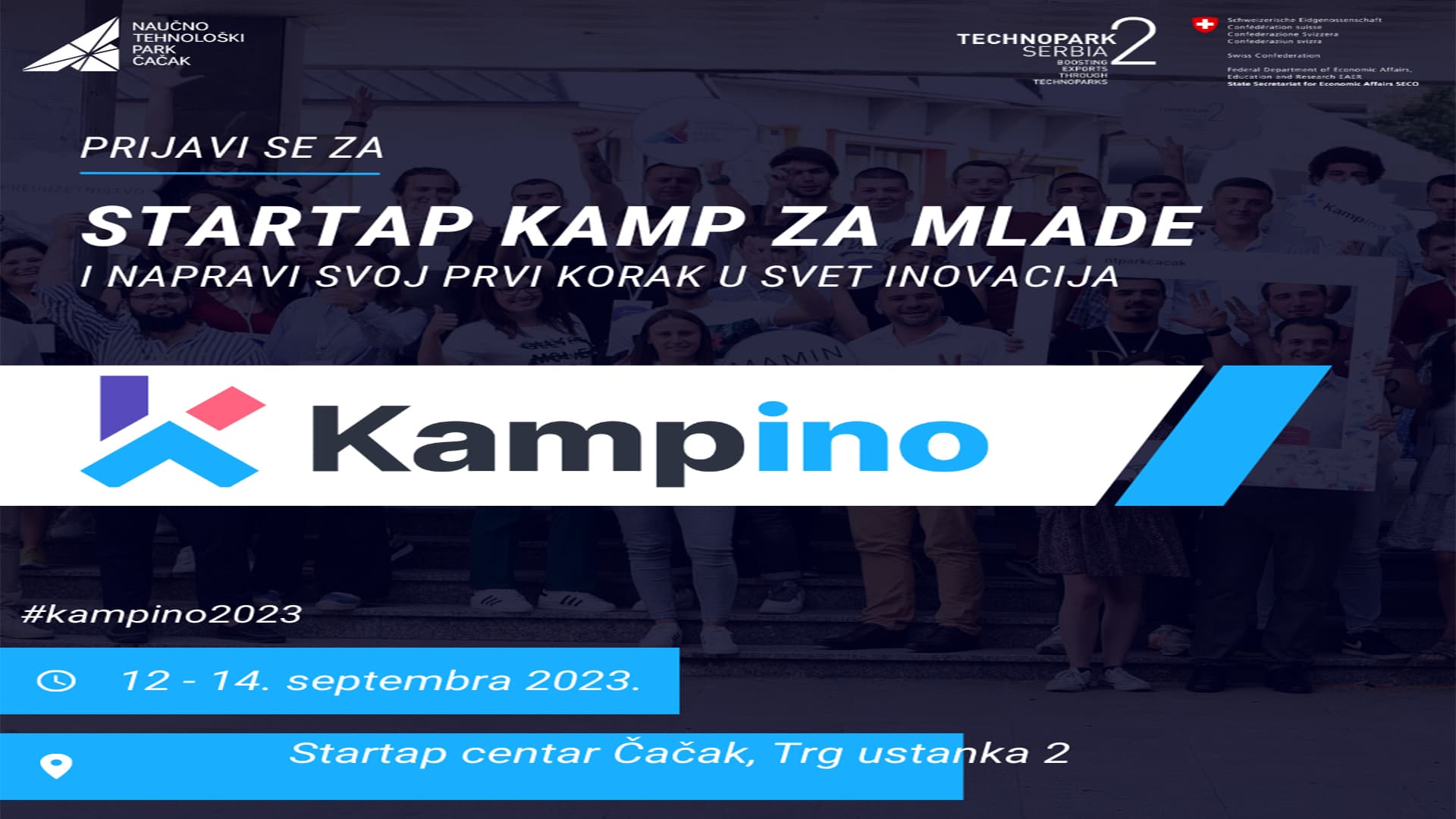 Počelo prijavljivanje za startap kamp za mlade Kampino 2023.