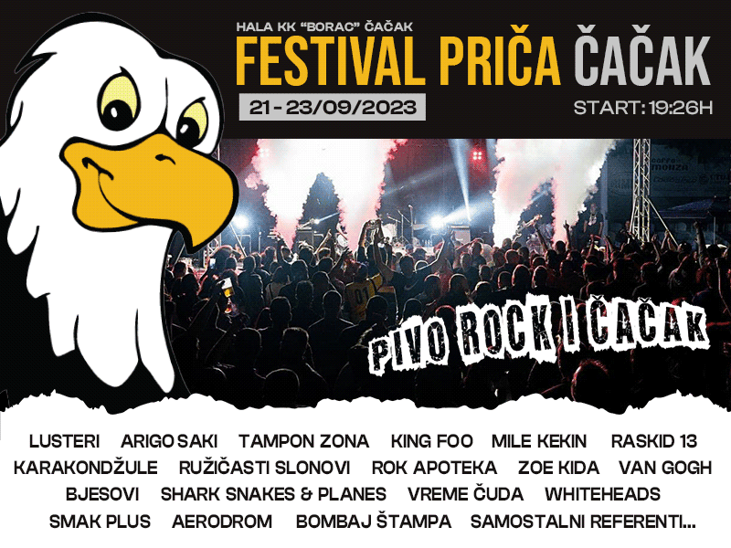 Počinje Rock Festival PRiČA!!! (PROGRAM)