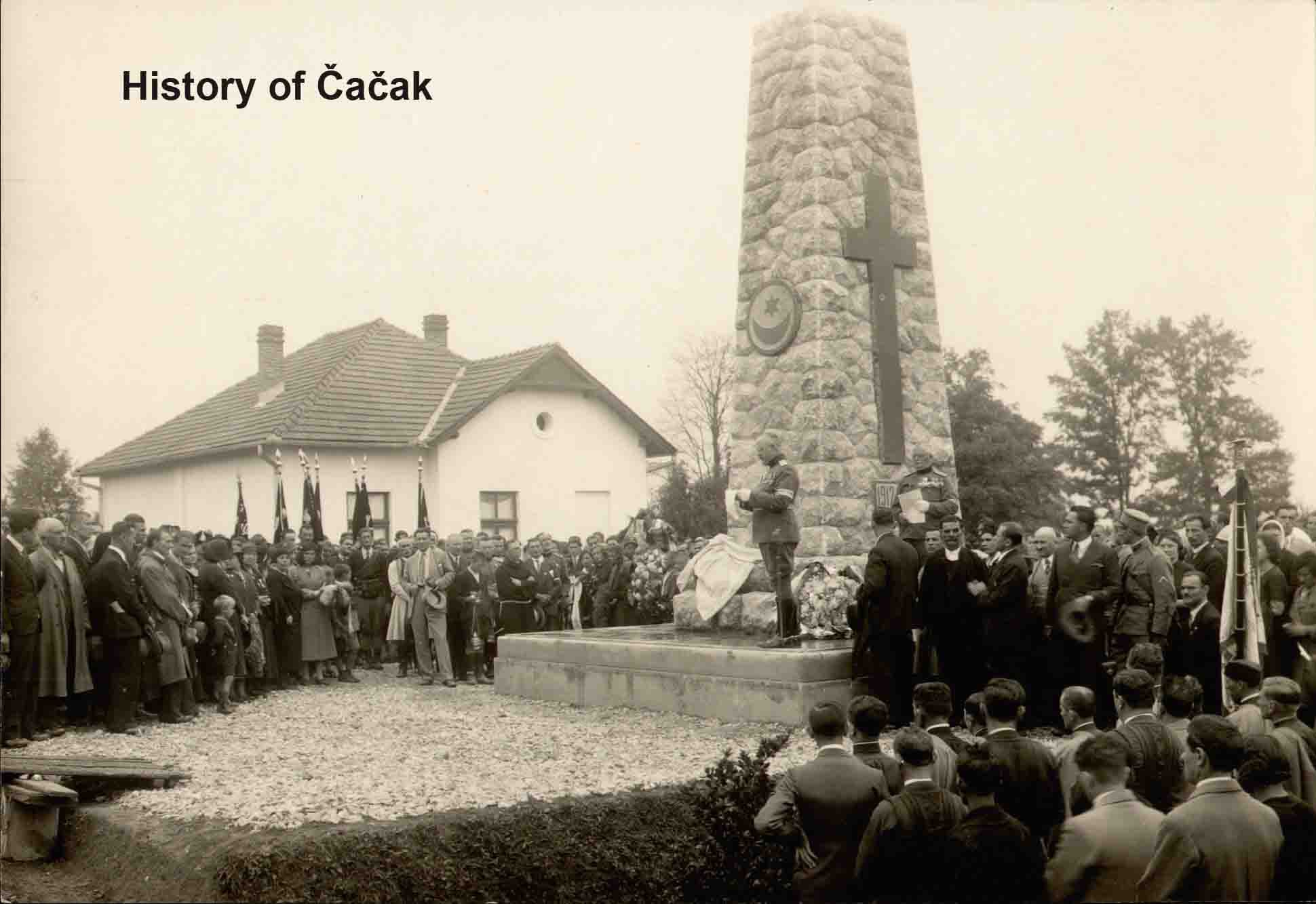 Na današnji dan pre 89 godina otkriven i osvećen Spomenik četiri vere u Čačku