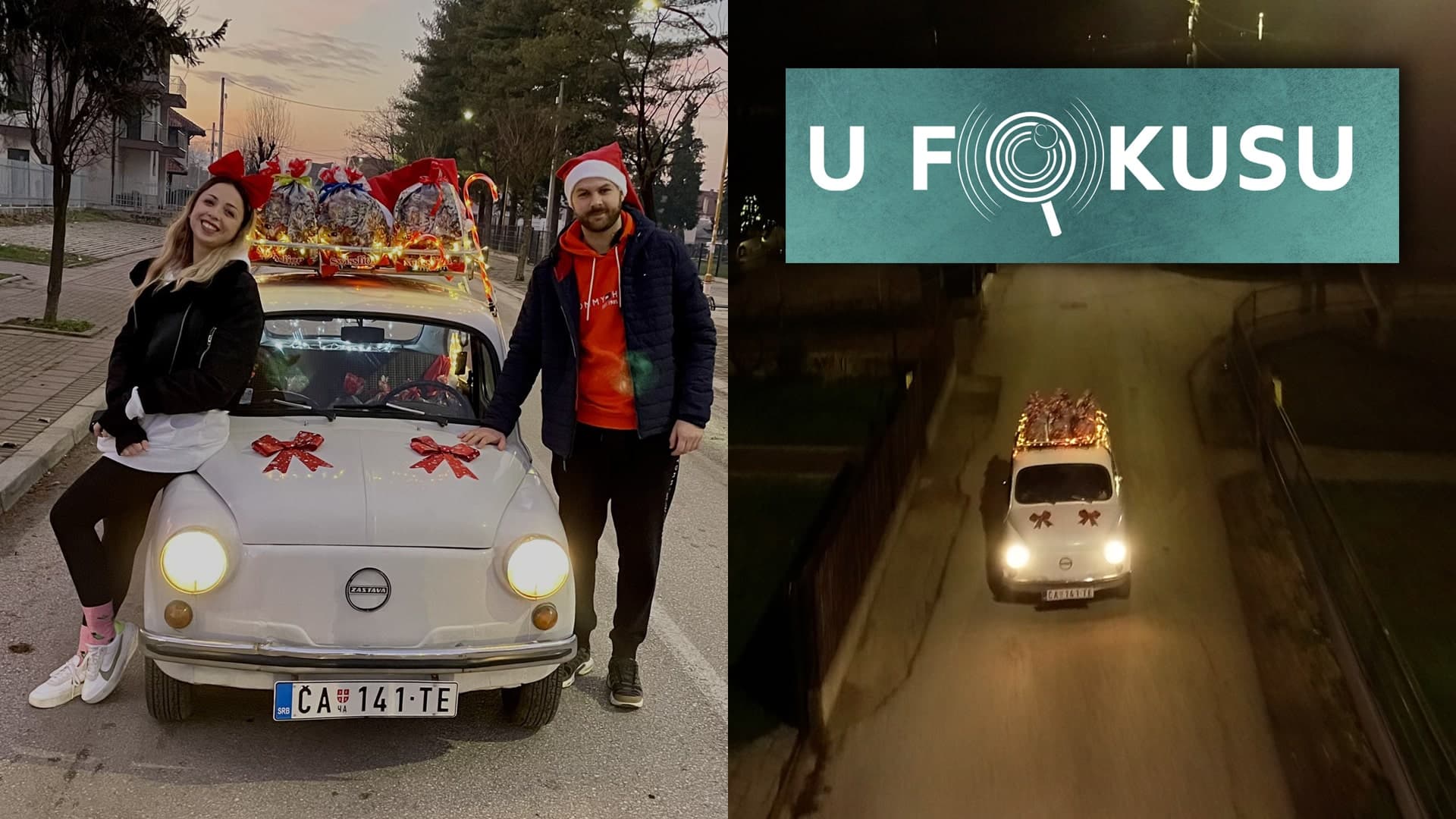 U FOKUSU: Radost i osmeh za Pavla i belu "fiću" punu novogodišnjih paketića (VIDEO)