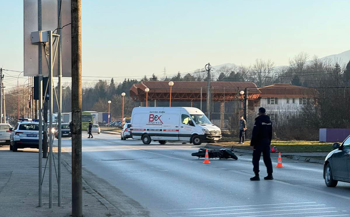 Povređen osamnaestogodišnji motociklista (FOTO)