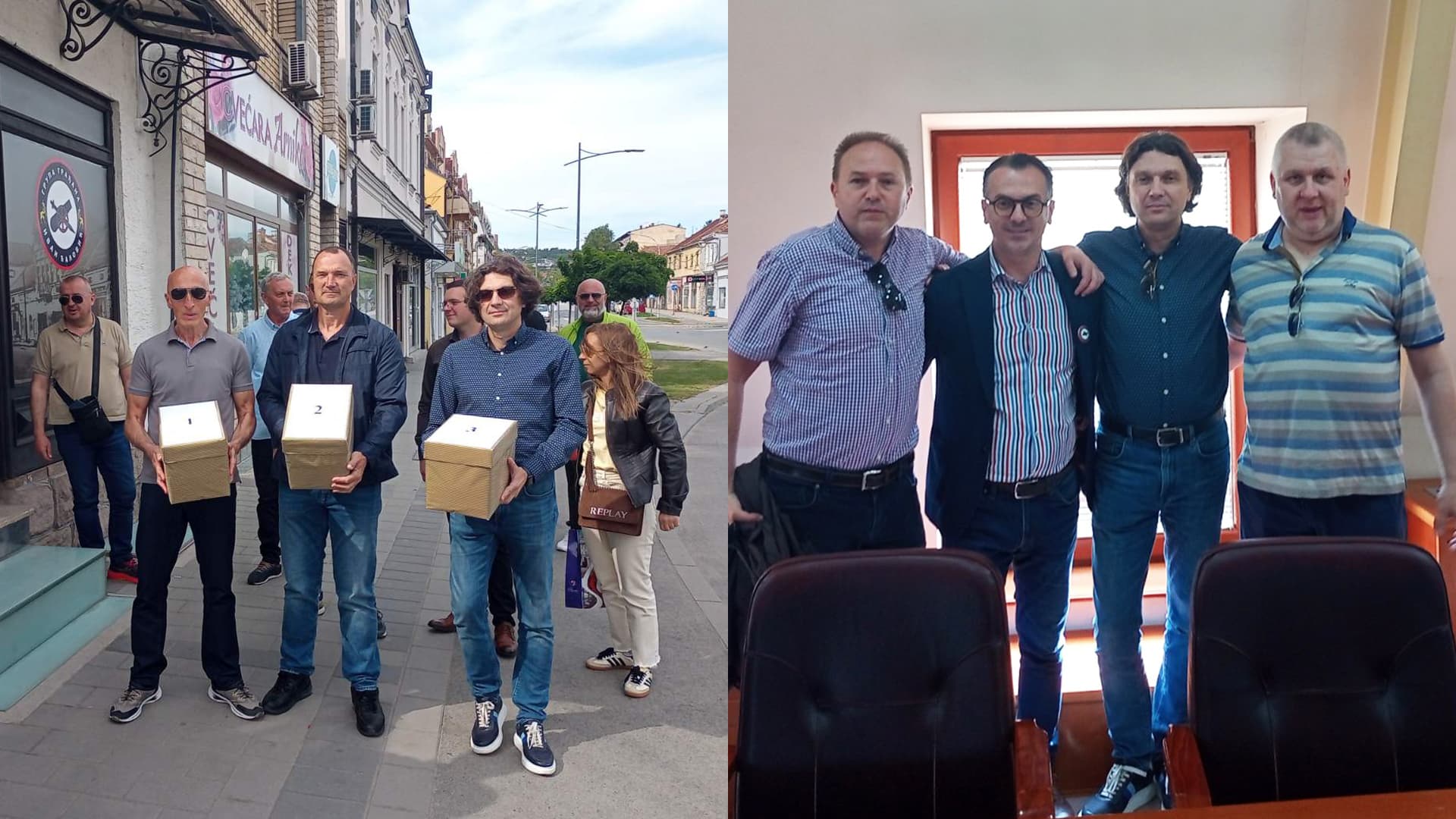 Grupa građana "Ivan V. Ćalović - Istina i Čast" predala danas izbornu listu za predstojeće lokalne izbore
