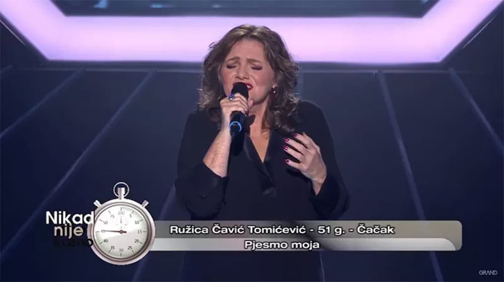 Ružica Čavić Tomićević - pobednica "Nikad nije kasno"